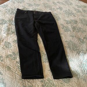 Michael Kors black stretch jeans Grant classic fit, size 38x32